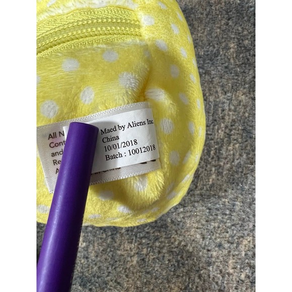 Plushland 6” Zip Up Easter Egg and Chick! Yellow! Plush Stuffed Animal! - Picture 6 of 9